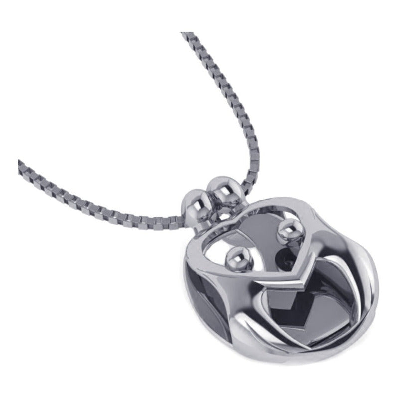 Colar Família Pais 2 Filhos(as) De Prata 925 - Exclusivo