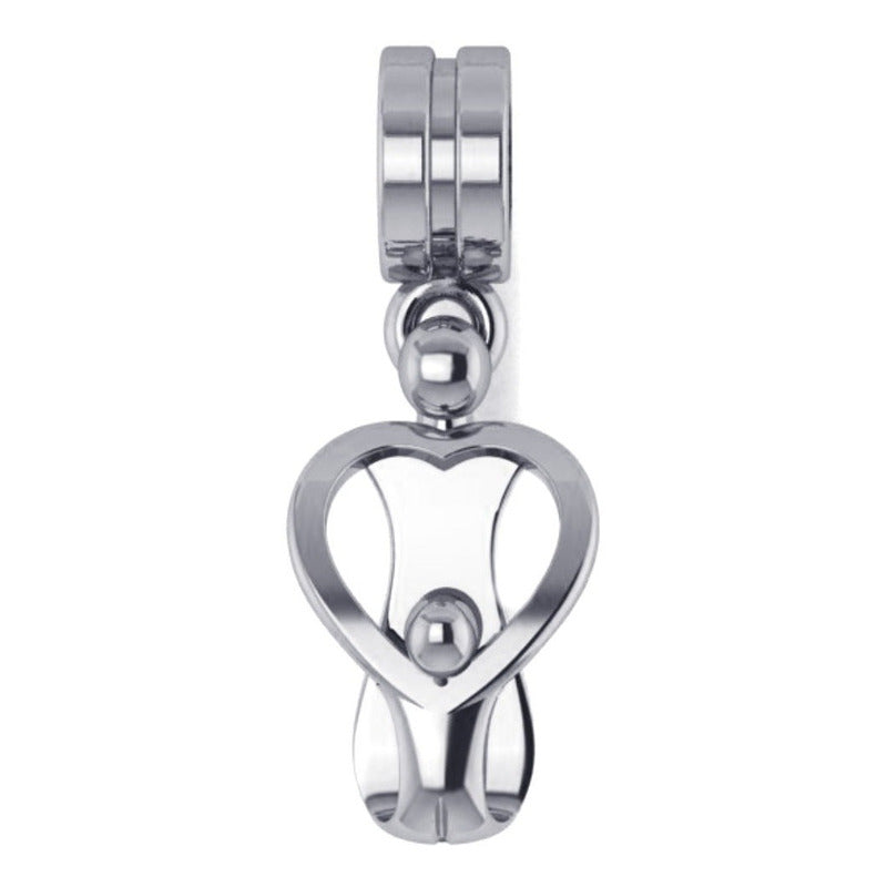 Berloque Família Prata 925 Mãe E 1 Filho(a) - Exclusivo  -  Compre Joias Direto Da Fábrica E Economize Dinheiro