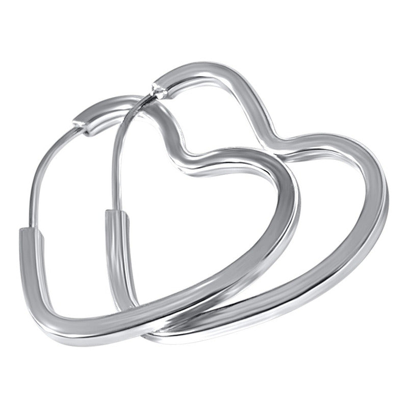 Kit de Anillo Infinito y Aro Corazón en Plata 925 - Mejor Precio