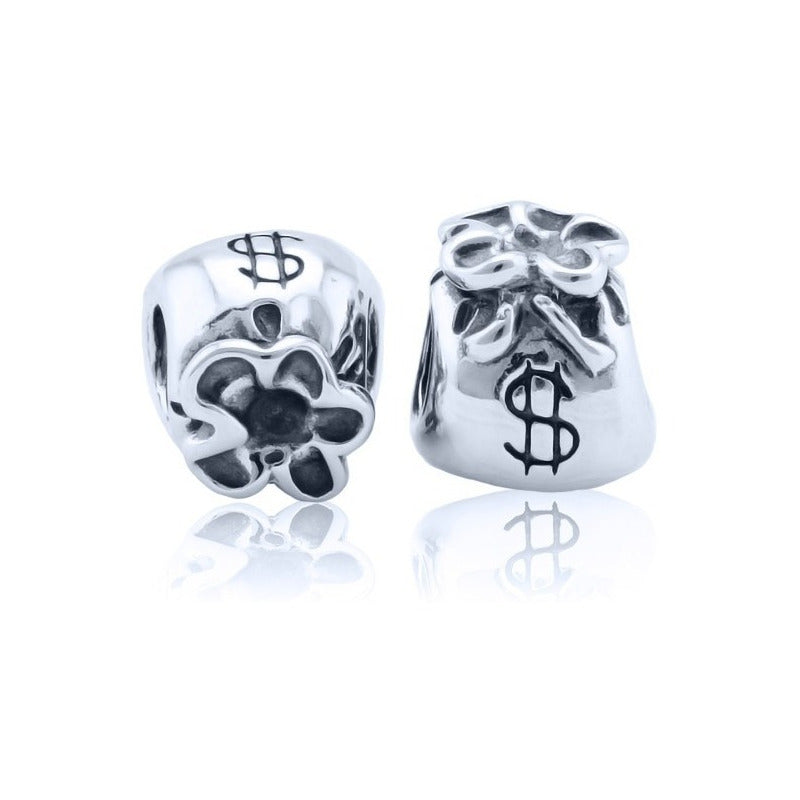 Charm Berloque Prata 925 Saco De Dinheiro - Exclusivo