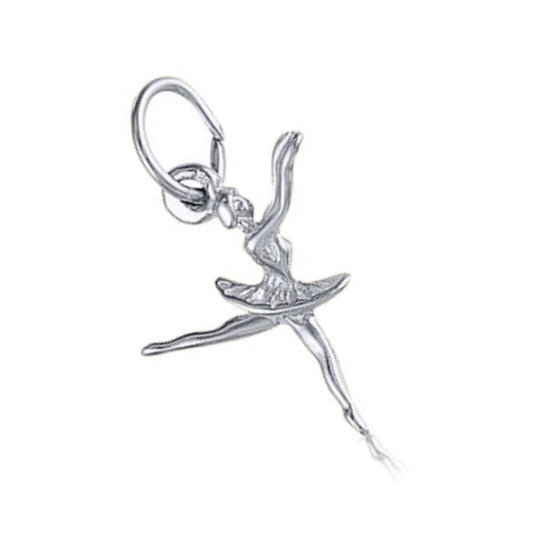 Pingente Pura Prata 925 Bailarina - Exclusivo