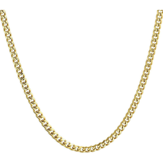 Corrente Grumet 60cm Prata 925 Dourada 18k - Masculina