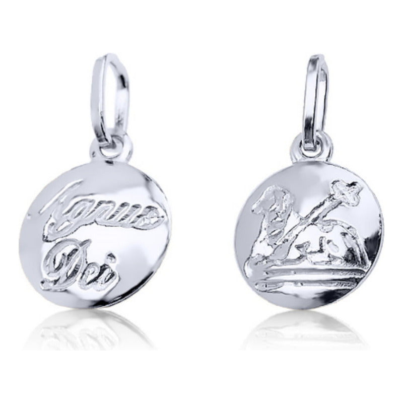Pingente Pura Prata 925 Agnus Dei - Exclusivo