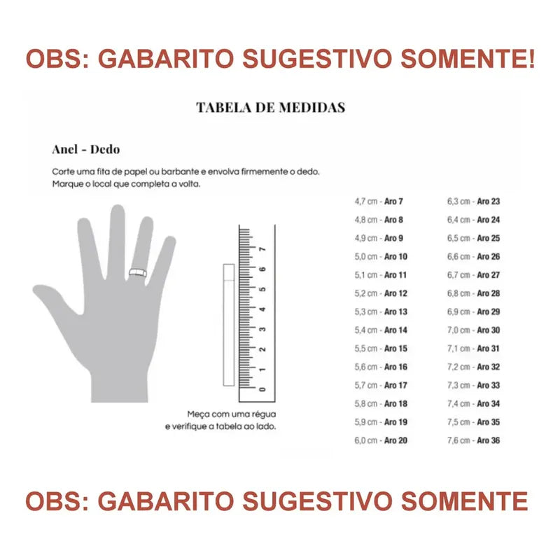 Anel Prata 925 Solitário Zirconia Inglesa - Exclusivo