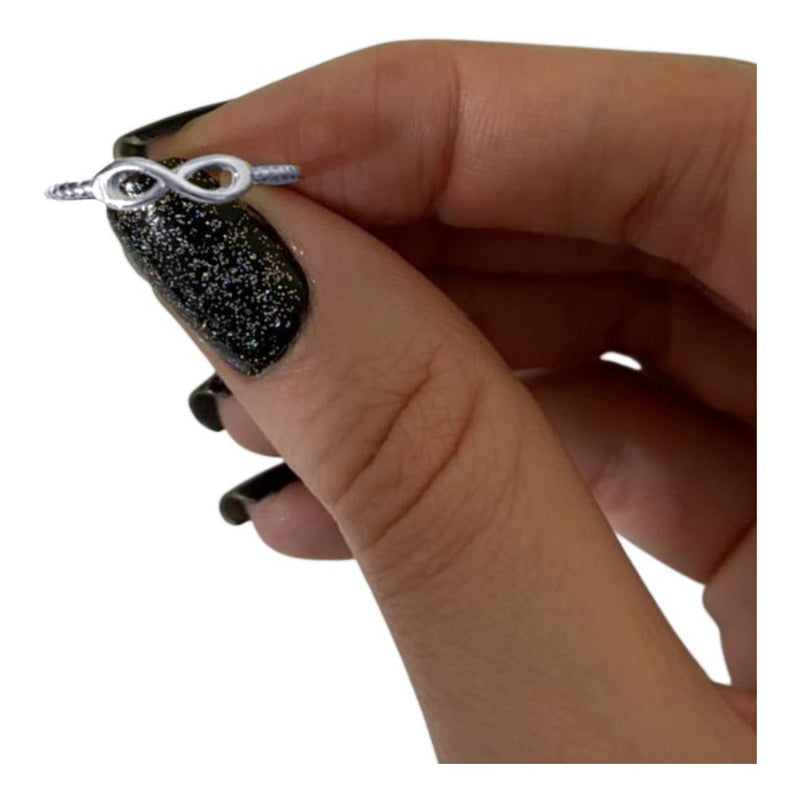 925 Silver Infinity Ring - With Warranty Certificate