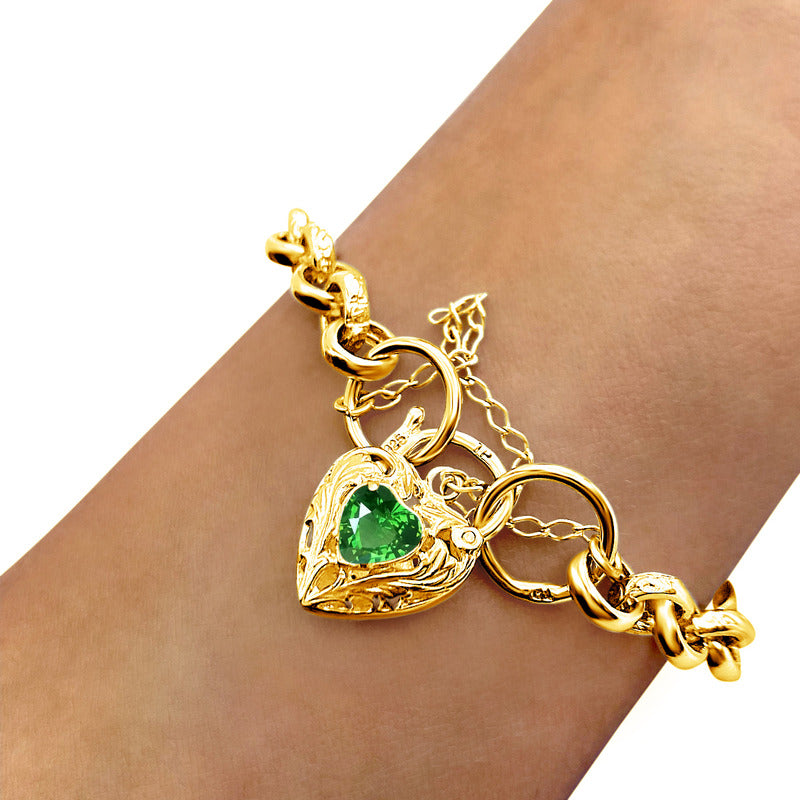 Pulseira Prata 925 Dourada 18k Elo Português - Exclusiva