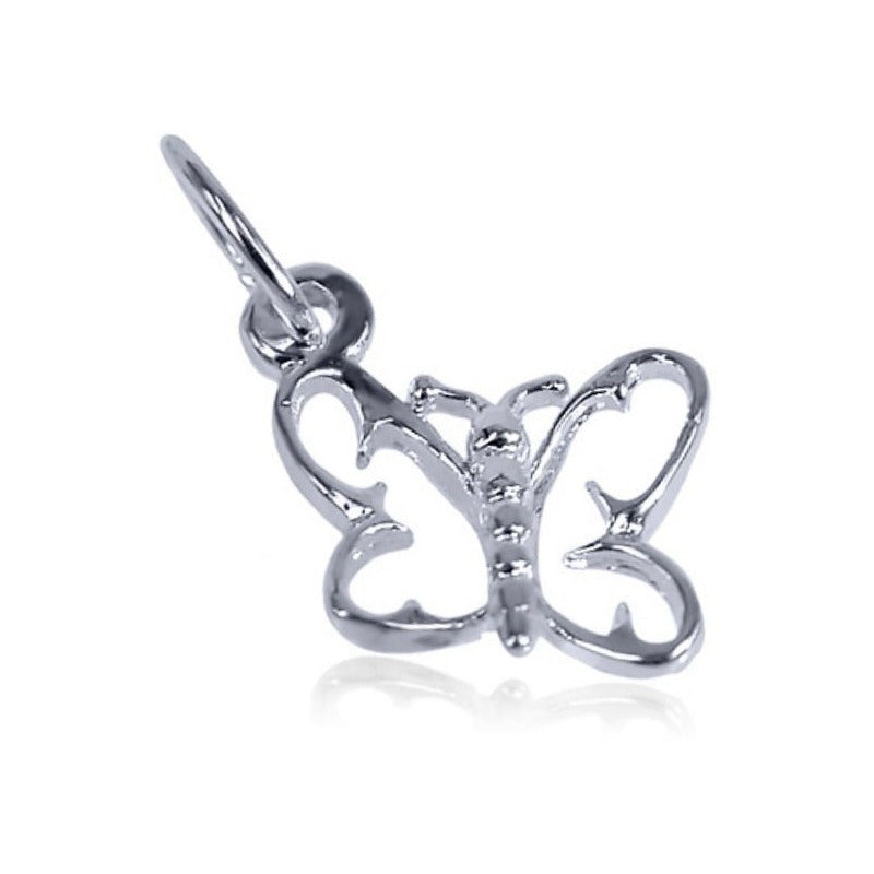 Pingente Pura Prata 925 Borboleta Vazada Pequena - Exclusivo