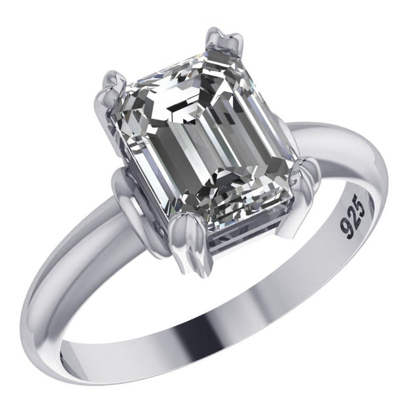 Anel Zirconia Pura Prata 925 Vintage - Exclusivo