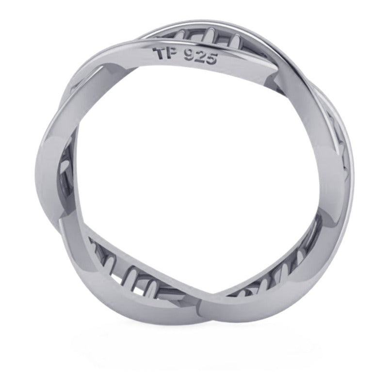 DNA Genome Biology Ring Pure 925 Silver - Best Price