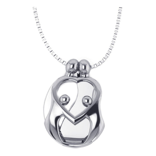 Collar Familiar Padres 2 Hijos en Plata 925 - Exclusivo - Compra Joyas Directamente de Fábrica y Ahorra