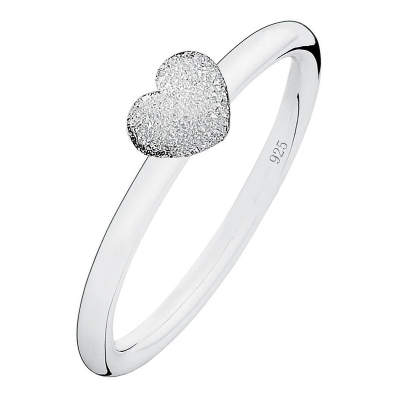 Diamond Heart Ring Pure 925 Silver - Exclusive - Buy Jewelry Direct From The Factory And Save Money
