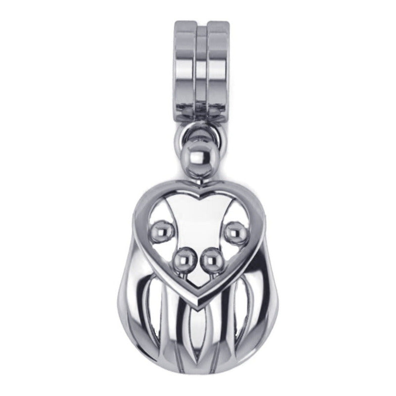 Berloque Família Prata 925 Mãe E 4 Filhos(as) - Exclusivo