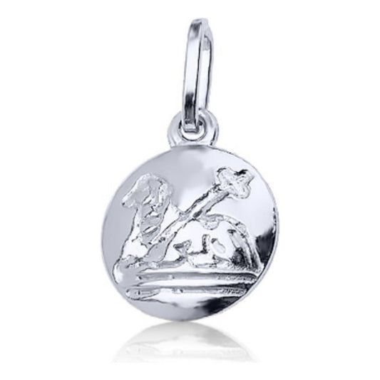 Pingente Pura Prata 925 Agnus Dei - Exclusivo