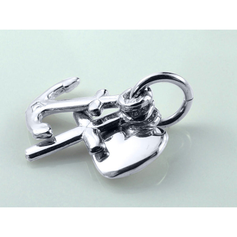 Pingente Pura Prata 925 Esperança, Fé E Caridade - Exclusivo