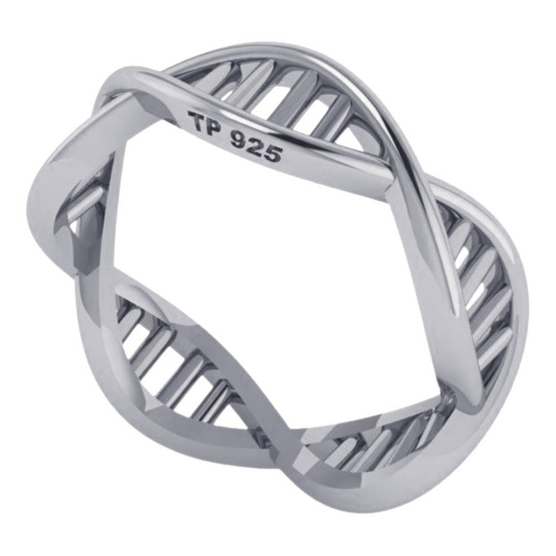 DNA Genome Biology Ring Pure 925 Silver - Best Price