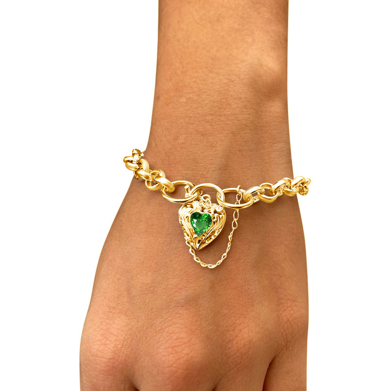 Pulseira Prata 925 Dourada 18k Elo Português - Exclusiva