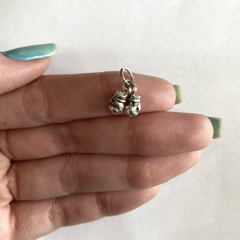 Pingente Pura Prata 925 Par Luva De Boxe - Exclusivo