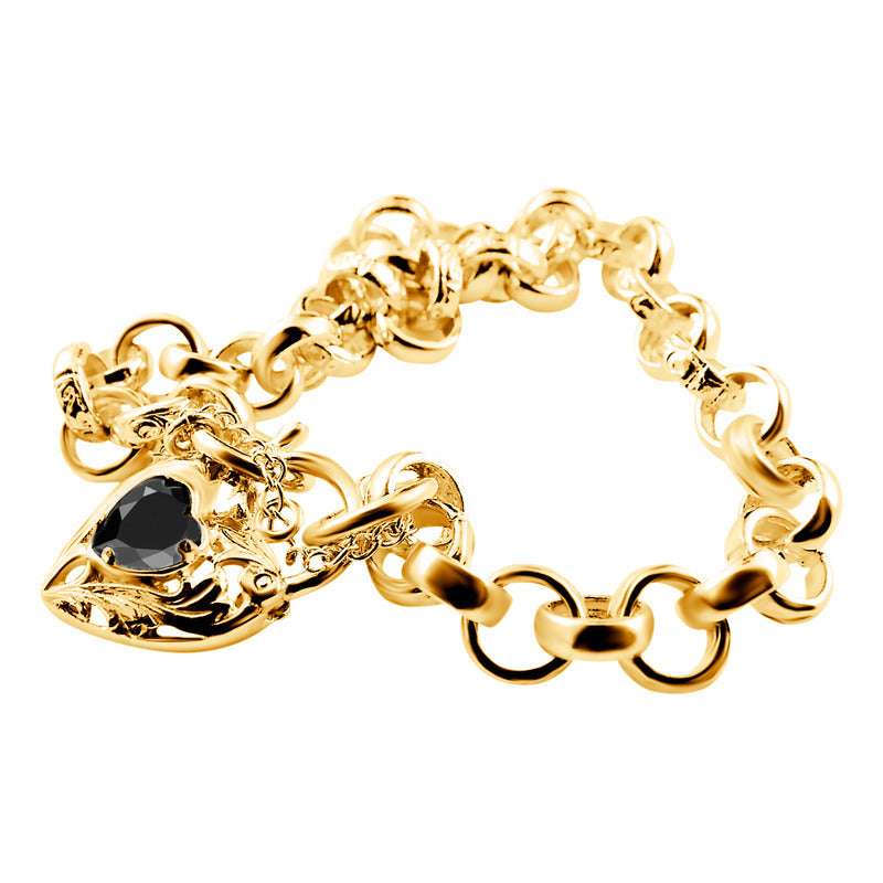 Pulseira Prata 925 Dourada 18k Elo Português - Exclusiva