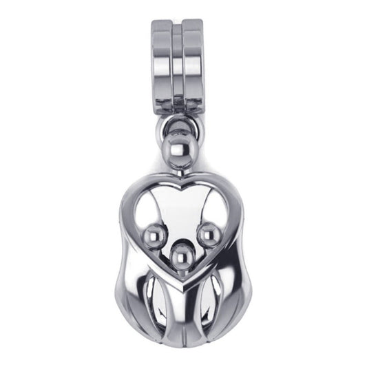 Berloque Família Prata 925 Mãe E 3 Filhos(as) - Exclusivo