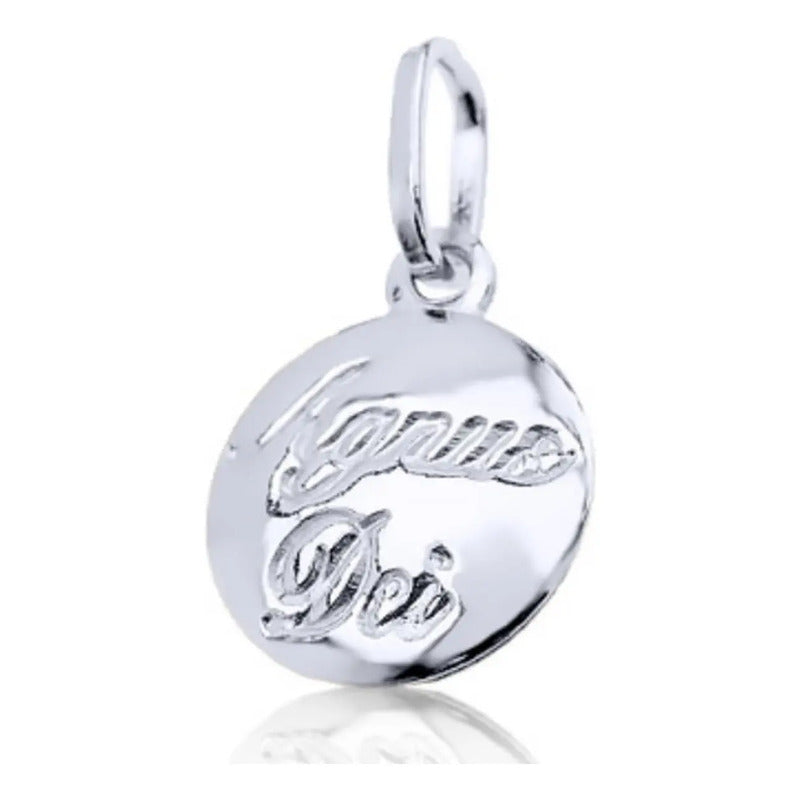 Pingente Pura Prata 925 Agnus Dei - Exclusivo Prata