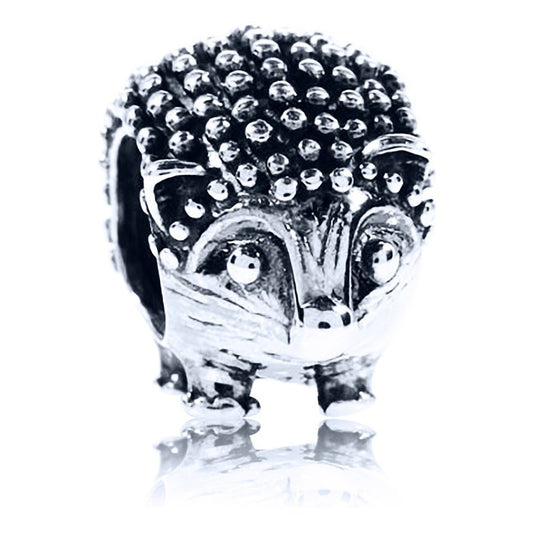 Charm Berloque Porquinho Espinho Prata 925 - Exclusivo