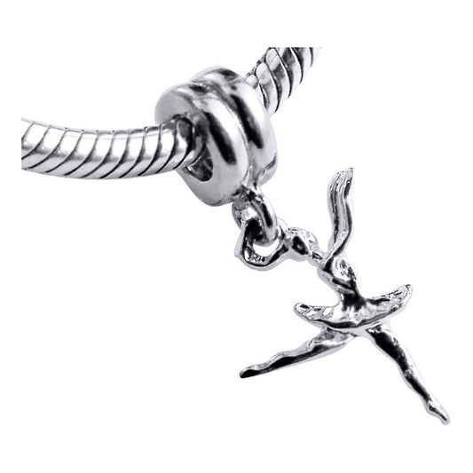 Berloque Bailarina Pura Prata 925 - Exclusivo