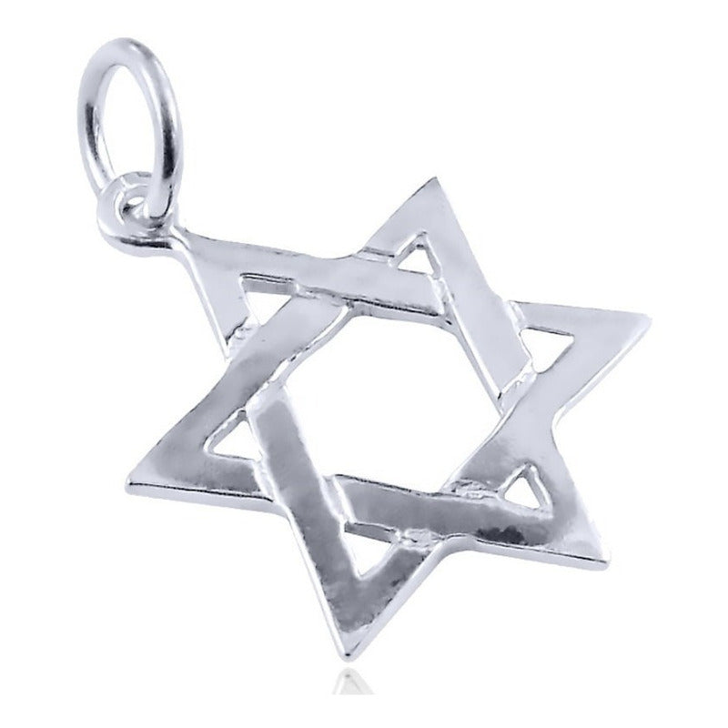 Pingente Pura Prata 925 Estrela De David - Exclusivo