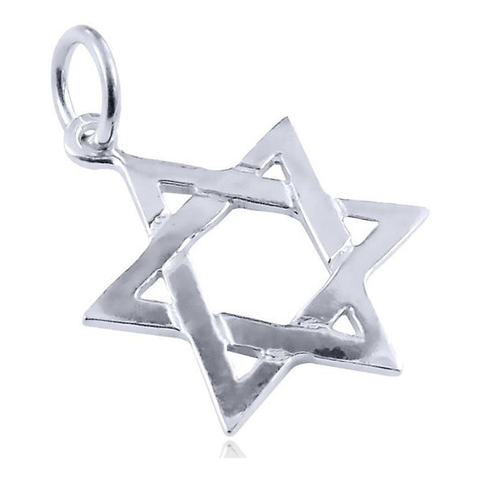 Pingente Pura Prata 925 Estrela De David - Exclusivo