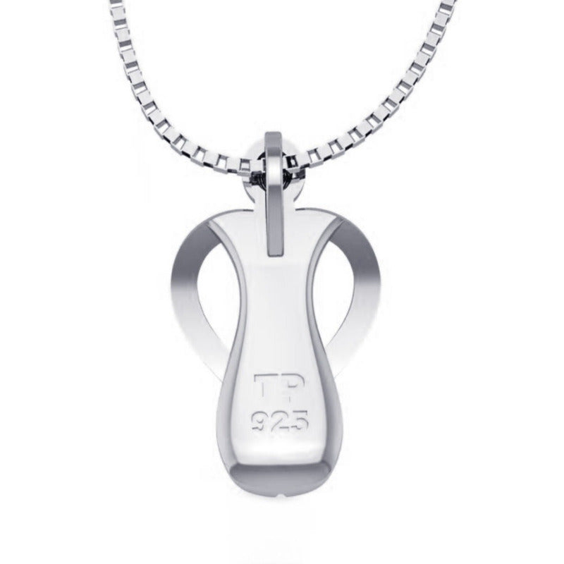 Family Necklace Mother and 1 Child in 925 Silver - Exclusive - Buy Jewelry Direct From the Factory and Save Money