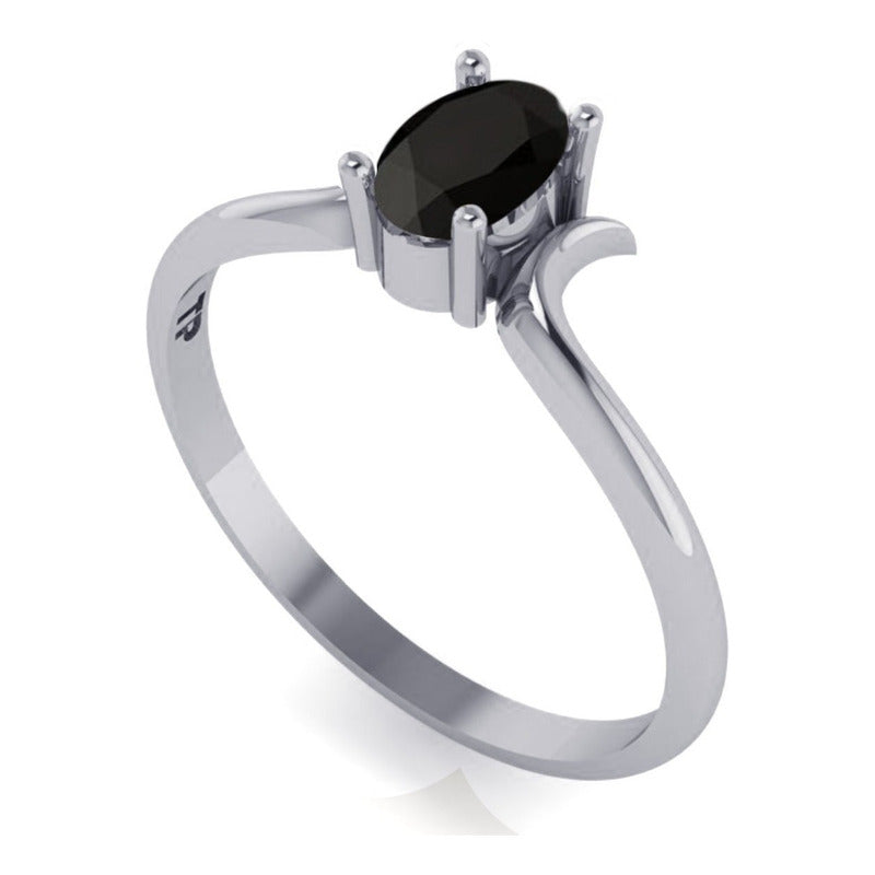 Anel Roma De Pura Prata 925 Black Onix Natural - Exclusivo - Compre Joias Direto Da Fábrica E Economize Dinheiro