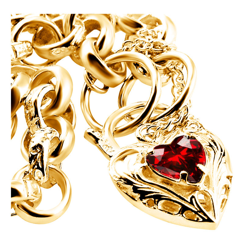 Pulseira Prata 925 Dourada 18k Elo Português - Exclusiva