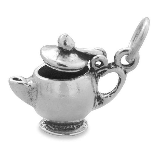 Pingente Prata 925 Chaleira Abre E Fecha - Exclusivo