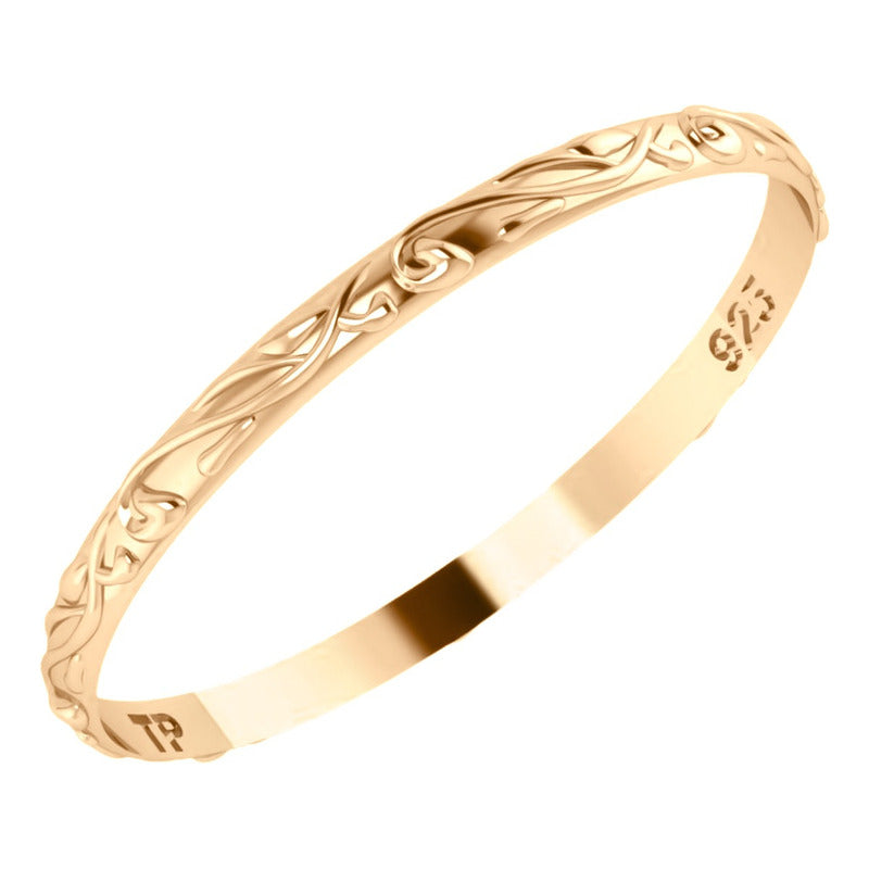 Anel Fio Arabesco Aliancinha Prata 925 Dourada Ouro 18k