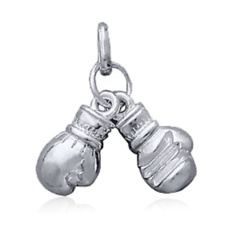Pingente Pura Prata 925 Par Luva De Boxe - Exclusivo - Compre Joias Direto Da Fábrica E Economize Dinheiro