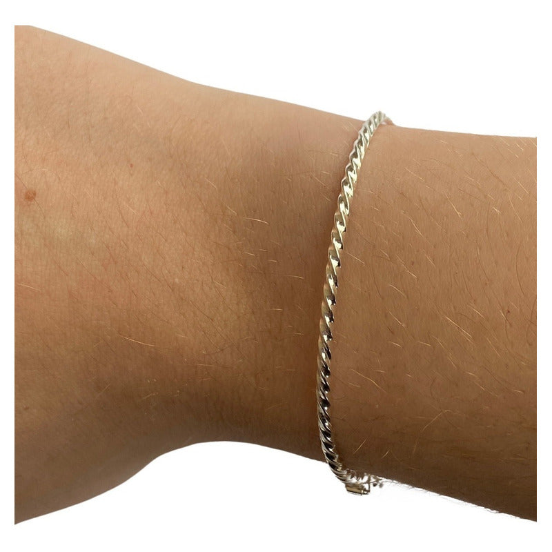Pulseira Bracelete Infantil Prata 925- Criança Feminino