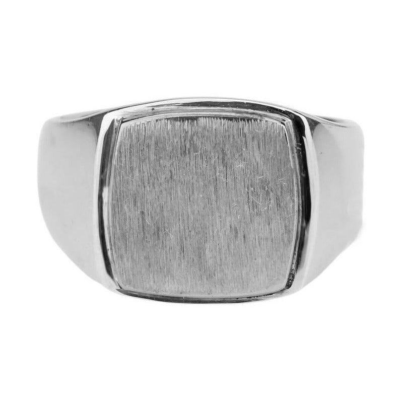 Anel Masculino De Prata 925 Sólido Largo Maciço - Exclusivo