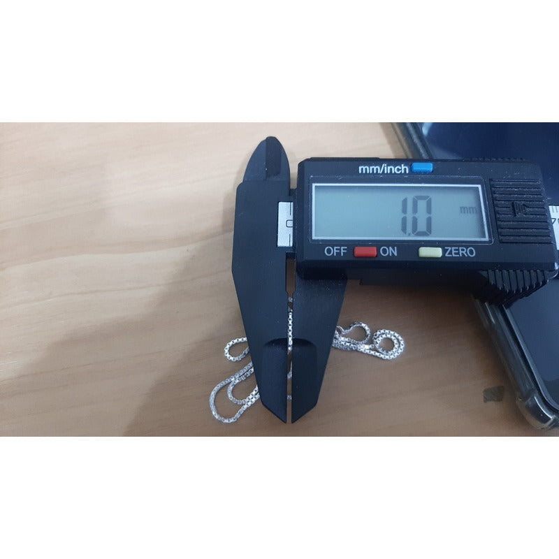 Corrente Prata 925 Veneziana - 45cm Ideal Para Pingentes