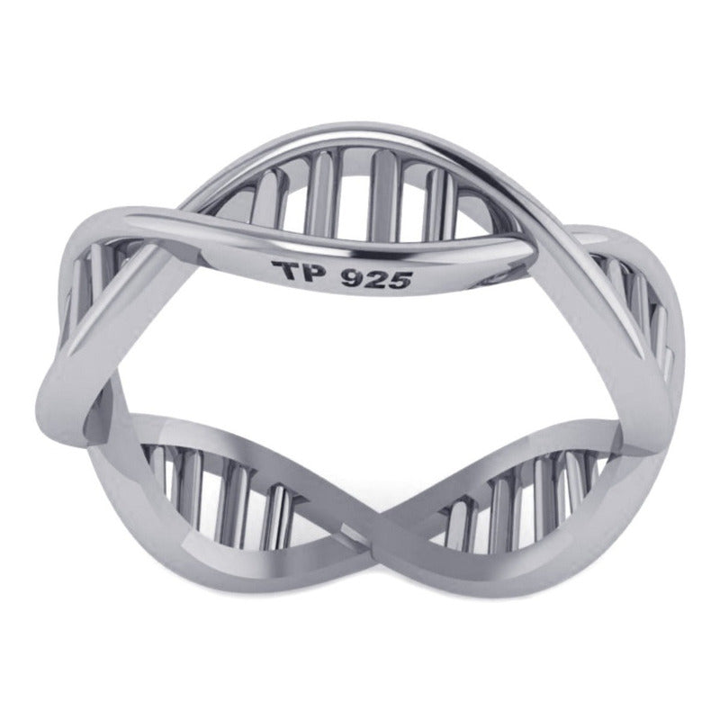 DNA Genome Biology Ring Pure 925 Silver - Best Price