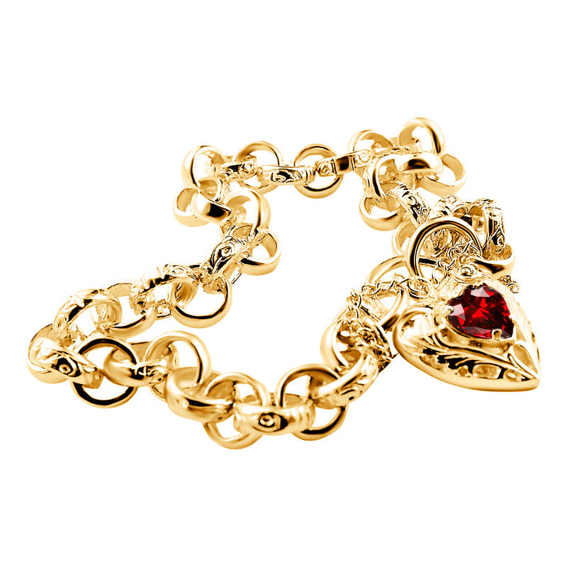 Pulseira Prata 925 Dourada 18k Elo Português - Exclusiva