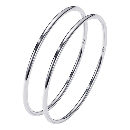 2 Aneis Fio Redondo Prata 925 Aliancinha Melhor Valor