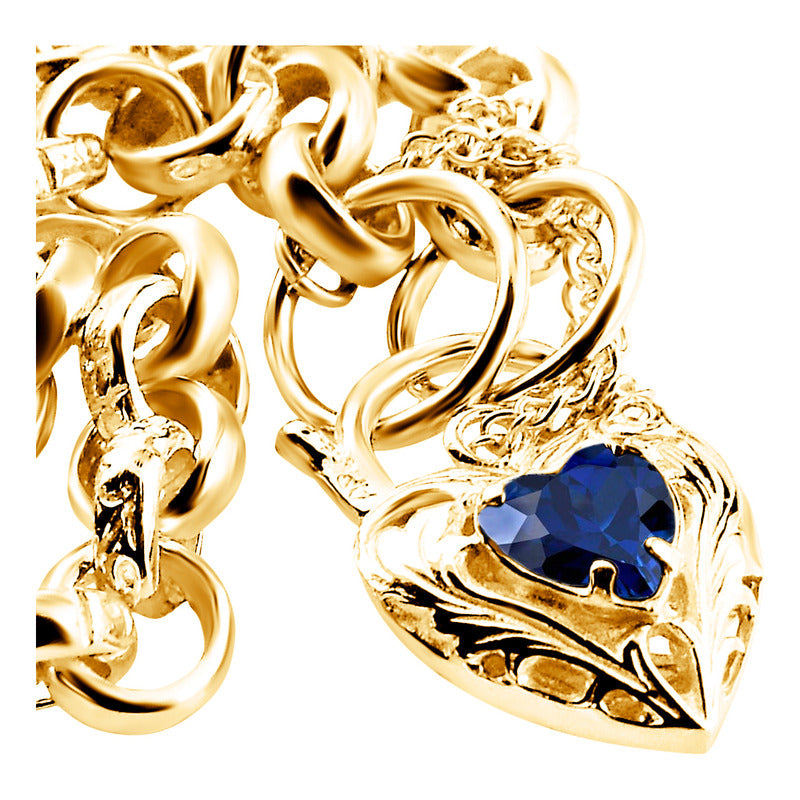 Pulseira Prata 925 Dourada 18k Elo Português - Exclusiva
