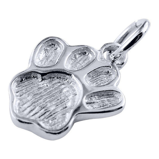 Pingente Patinha De Cachorro Prata 925 - Exclusivo
