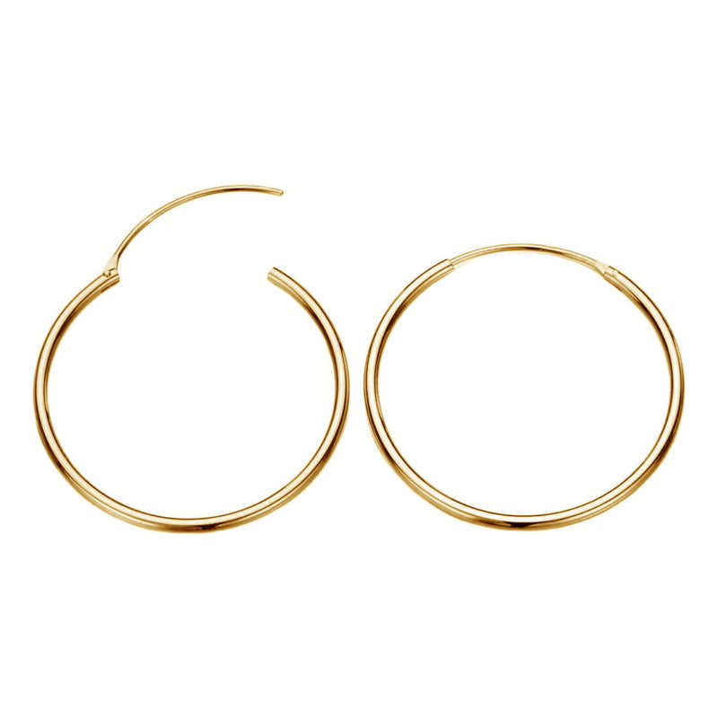 3 Pares Brinco Argola Trio Prata 925 Dourada 18k- 3 Tamanhos