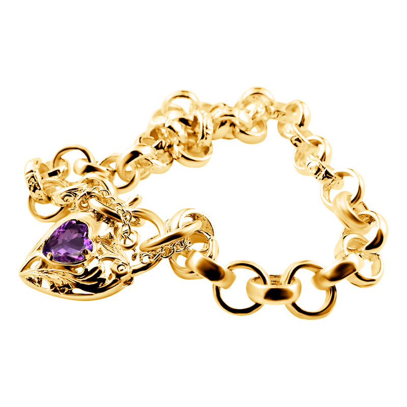Pulseira Prata 925 Dourada 18k Elo Português - Exclusiva