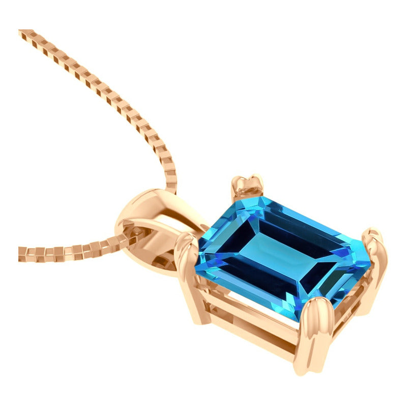 Kit Anel E Colar Vintage Prata 925 Dourada 18k - Topázio