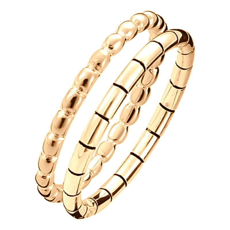 Anel Duplo Diferentes Pura Prata 925 Dourada Ouro 18k