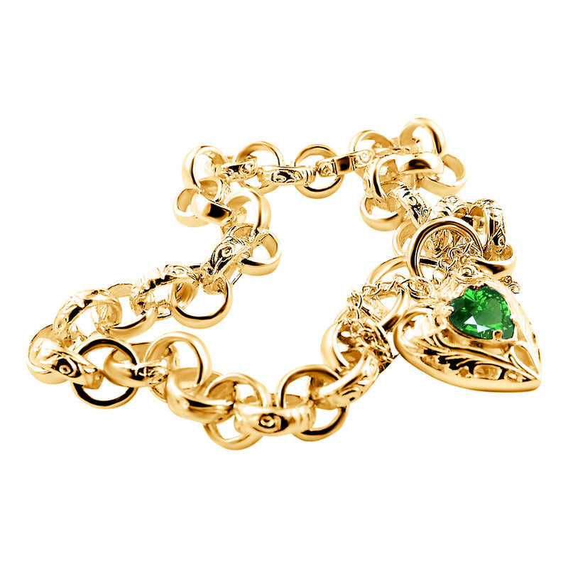 Pulseira Prata 925 Dourada 18k Elo Português - Exclusiva