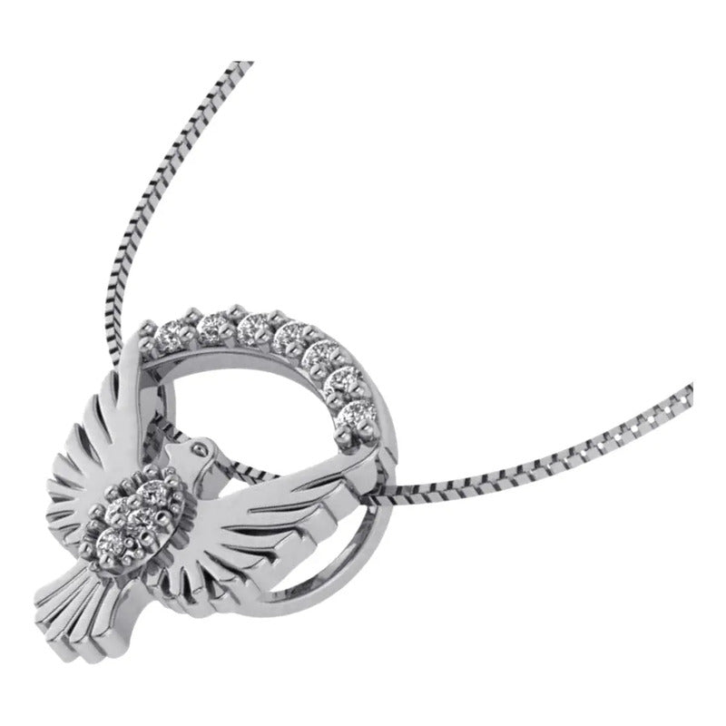 Colar Zircônia Prata 925 Espirito Santo - Veneziana Prata