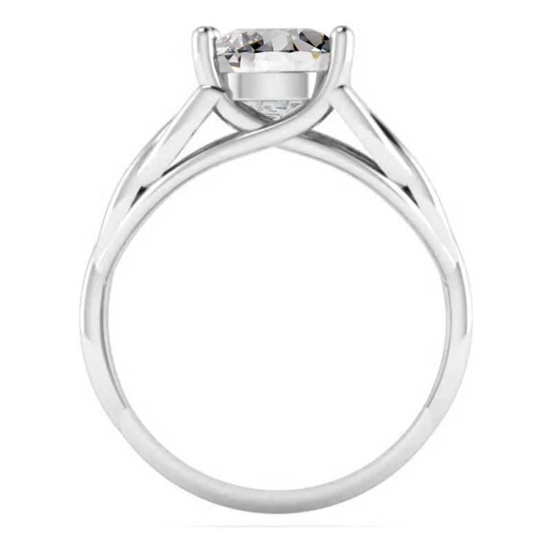 Anel Prata 925 Celta Knot Trinity Zircônia - Feminino