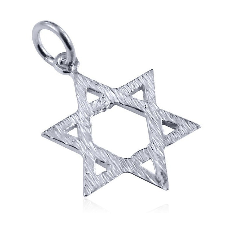 Pingente Pura Prata 925 Estrela De David - Exclusivo